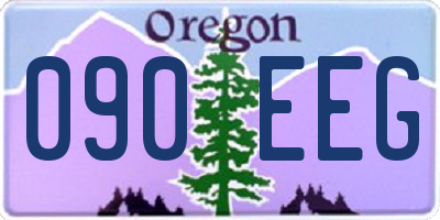 OR license plate 090EEG