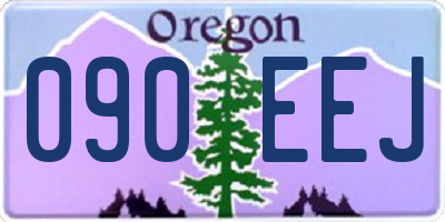 OR license plate 090EEJ