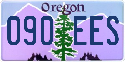 OR license plate 090EES