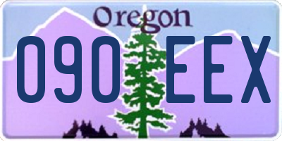 OR license plate 090EEX