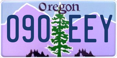 OR license plate 090EEY