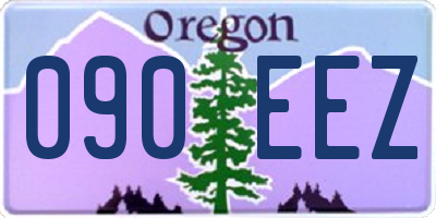 OR license plate 090EEZ