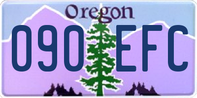 OR license plate 090EFC