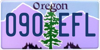OR license plate 090EFL