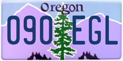 OR license plate 090EGL