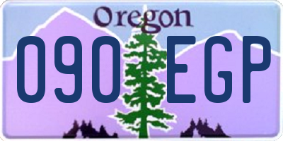 OR license plate 090EGP