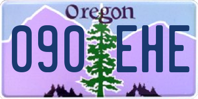 OR license plate 090EHE