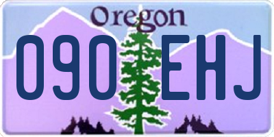 OR license plate 090EHJ