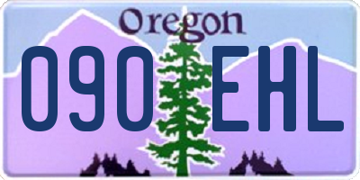 OR license plate 090EHL
