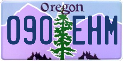 OR license plate 090EHM