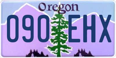 OR license plate 090EHX