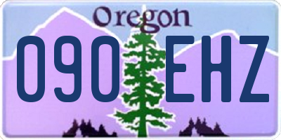 OR license plate 090EHZ