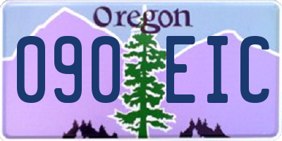 OR license plate 090EIC