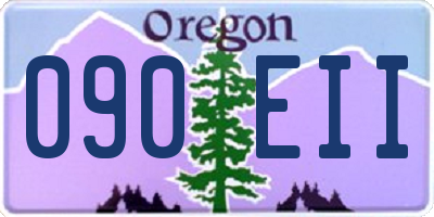 OR license plate 090EII