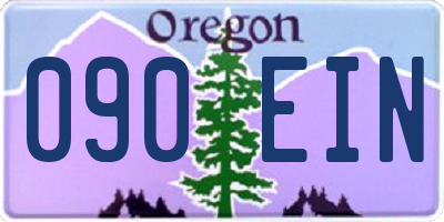 OR license plate 090EIN