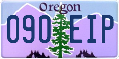 OR license plate 090EIP