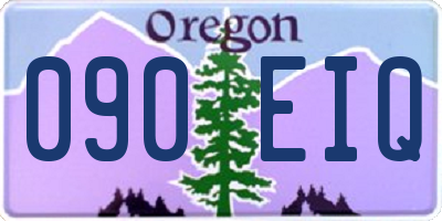 OR license plate 090EIQ