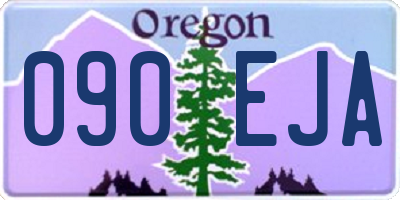 OR license plate 090EJA