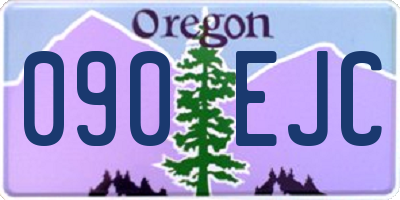 OR license plate 090EJC