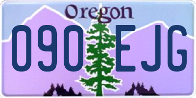 OR license plate 090EJG