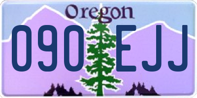 OR license plate 090EJJ