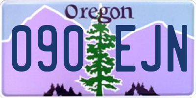 OR license plate 090EJN