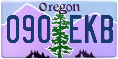 OR license plate 090EKB