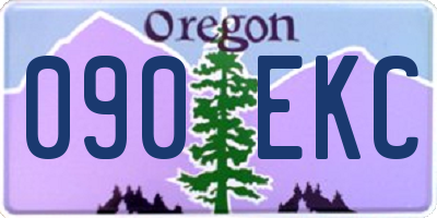 OR license plate 090EKC