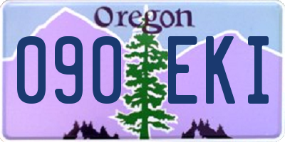 OR license plate 090EKI