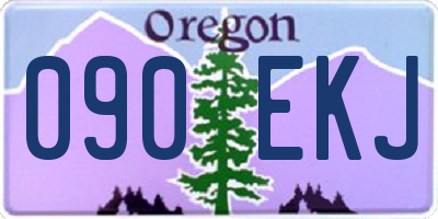 OR license plate 090EKJ