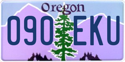 OR license plate 090EKU