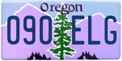 OR license plate 090ELG