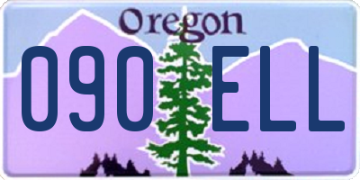 OR license plate 090ELL