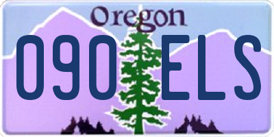 OR license plate 090ELS