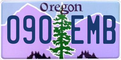 OR license plate 090EMB