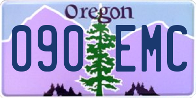 OR license plate 090EMC