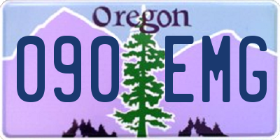 OR license plate 090EMG