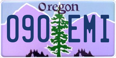 OR license plate 090EMI