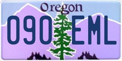 OR license plate 090EML