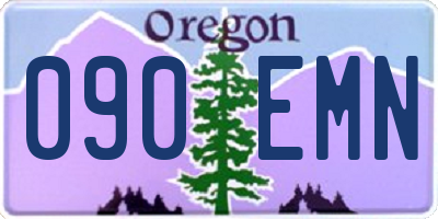 OR license plate 090EMN