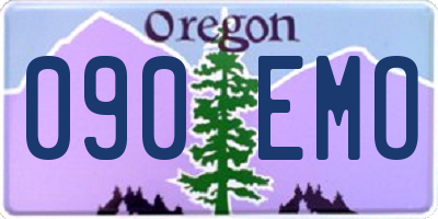 OR license plate 090EMO