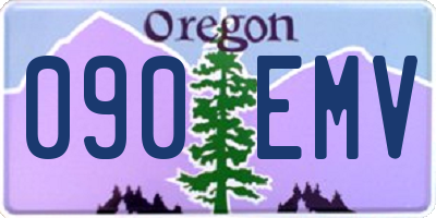 OR license plate 090EMV