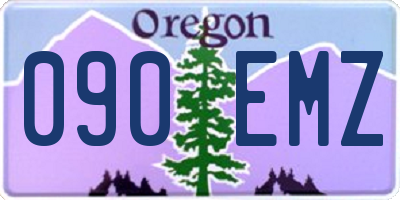 OR license plate 090EMZ