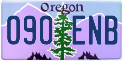OR license plate 090ENB