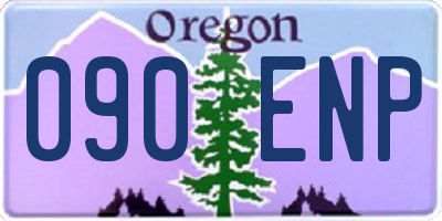 OR license plate 090ENP