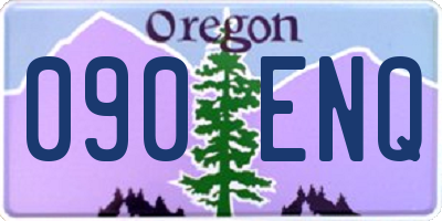 OR license plate 090ENQ