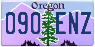 OR license plate 090ENZ