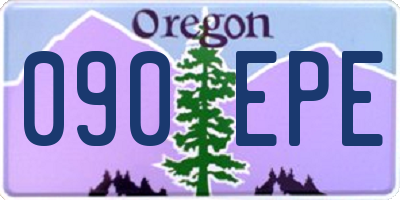 OR license plate 090EPE