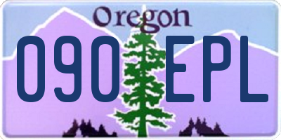 OR license plate 090EPL