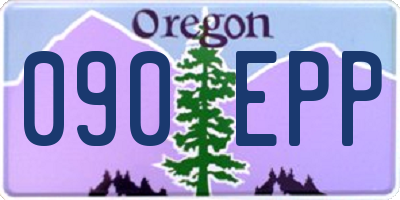 OR license plate 090EPP